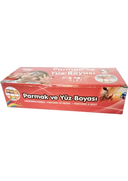 Parmak ve Yüz Boyası 10 Renk Redrose