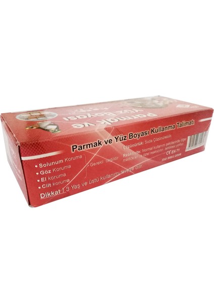 Parmak ve Yüz Boyası 10 Renk Redrose