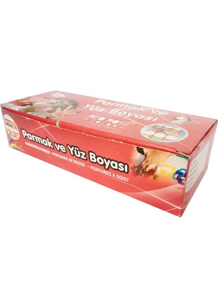 Parmak ve Yüz Boyası 10 Renk Redrose