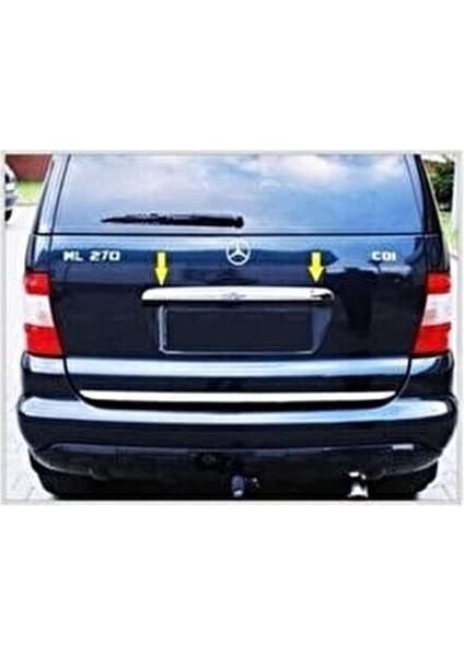 Mercedes ml W163 Krom Bagaj Çıtası 1999-2006 P. Çelik