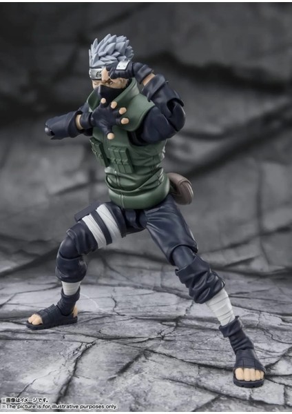 Tamashii Nations - Naruto Shippuden Kakashi Hatake Bandai S.h.figuarts Shf Aksiyon Figürü
