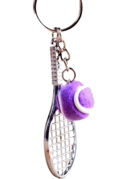 Tennis Purple Anahtarlık