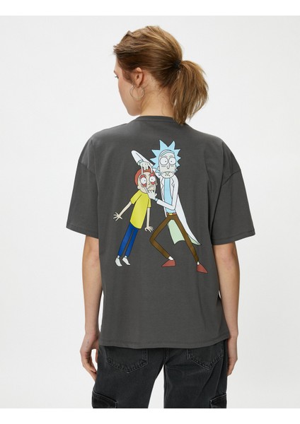 Rick ve Morty Tişört Lisanslı Pamuklu fırsatları