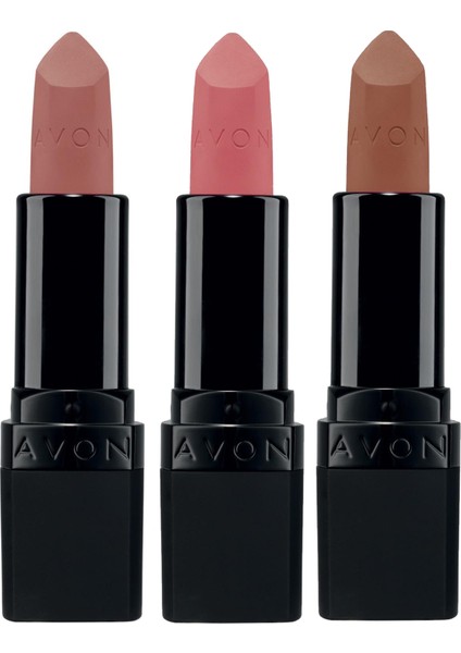 Ultra Mat Ruj Paketi Marvellous Mocha, Nude Suede ve Pure Pink