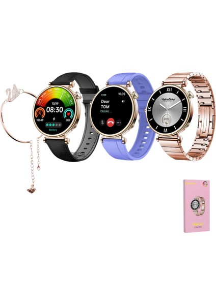 Hainoteko Rw-43 Gps/nfc/siri Destekli Watch 4 Mini Amoled Ekran Akıllı Saat