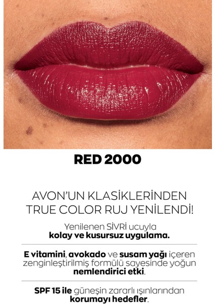 Ultra Kremsi Ruj Paketi Blush Nude, Cappuccino ve Red 2000