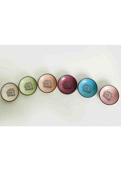 Renkli Çerezlik 13 cm Rengarenk 6 Adet