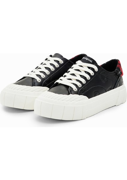 Siyah Kadın Sneaker 23WSKP112000