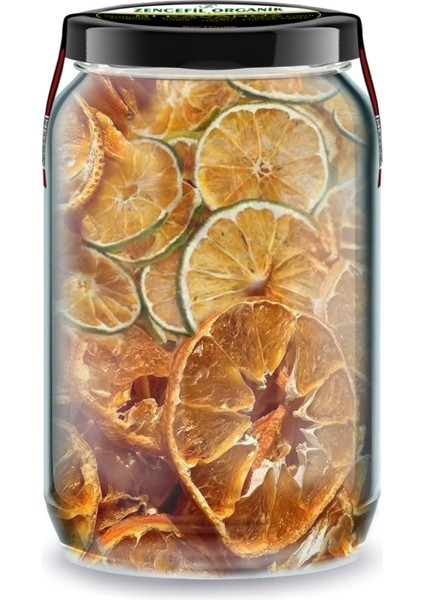 Mandalin Kurusu Bi Kavanoz 660 cc Cam Kavanozda Saf Katkısız Kuru Mandalina Cipsi Dried Tangerine