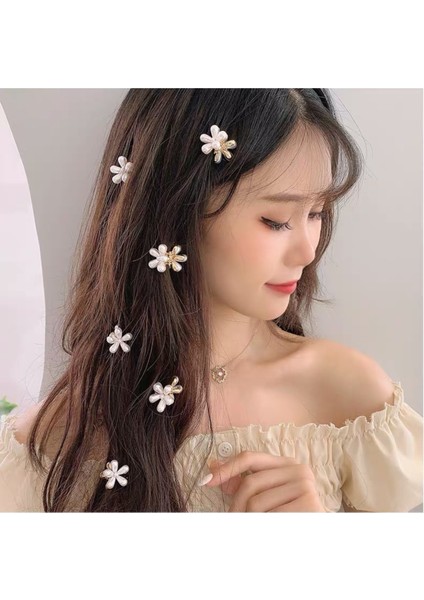 Incili Çicek Toka 6 Adet