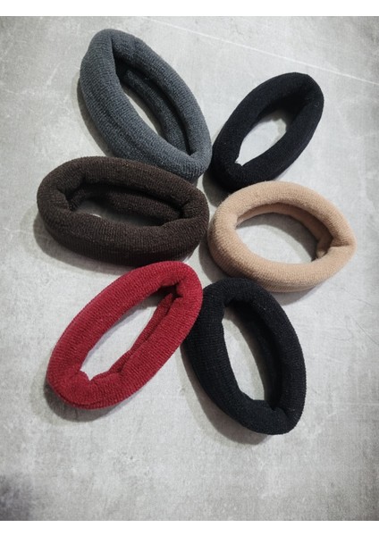 6 Adet En Kalın ve Sert Saç Lastik Tokası Bağlama Tokası GLPŞ-989 fiyatları