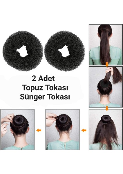 2 Adet Topuz Tokası LMR-0055