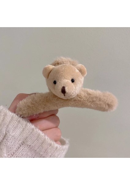 Peluş Çift Taraflı Ayıcıklı Mandal Toka, fiyatları