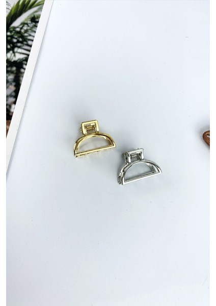 2 Li Minimal Geometrik Metal Mandal Toka T-306