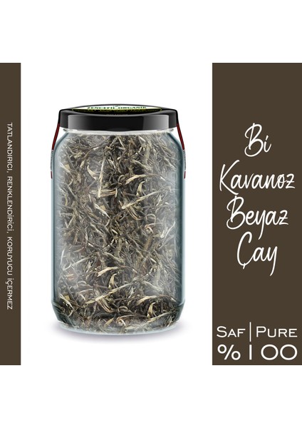 Bi Kavanoz Saf Beyaz Çay + Bi Kavanoz Saf Oolong Çayı 660 Cc'lik 2 Adet Cam Kavanoz Katkısız Ürünler