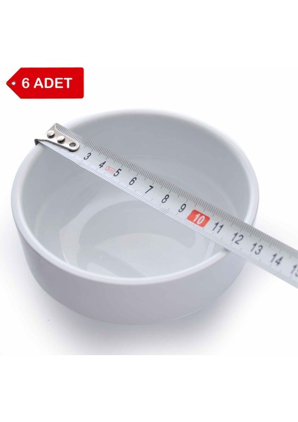 6 Adet - 12CM Melamin Çorba Kasesi, Cacık, Meze, Komposta, Oteller, Organizasyon, Okul, Lokanta