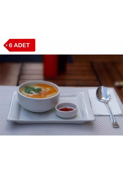6 Adet - 12CM Melamin Çorba Kasesi, Cacık, Meze, Komposta, Oteller, Organizasyon, Okul, Lokanta fiyatları