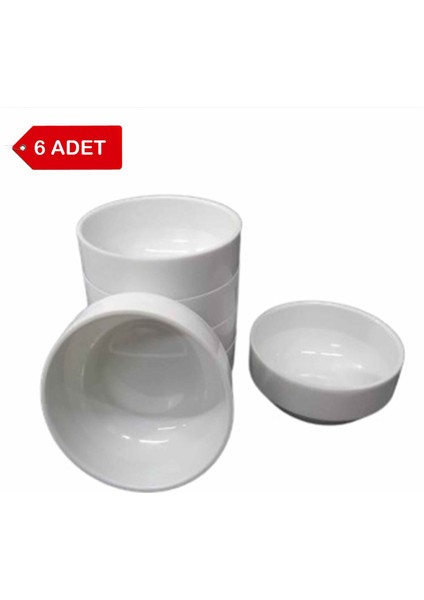 6 Adet - 12CM Melamin Çorba Kasesi, Cacık, Meze, Komposta, Oteller, Organizasyon, Okul, Lokanta modelleri