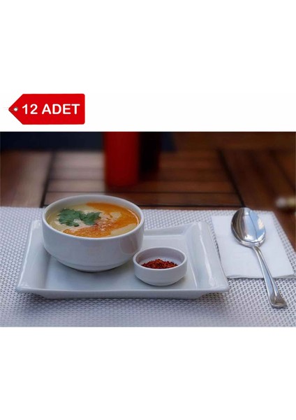 12 Adet - 12CM Melamin Çorba Kasesi, Cacık, Meze, Komposta, Oteller, Organizasyon, Okul, Lokanta fiyatları
