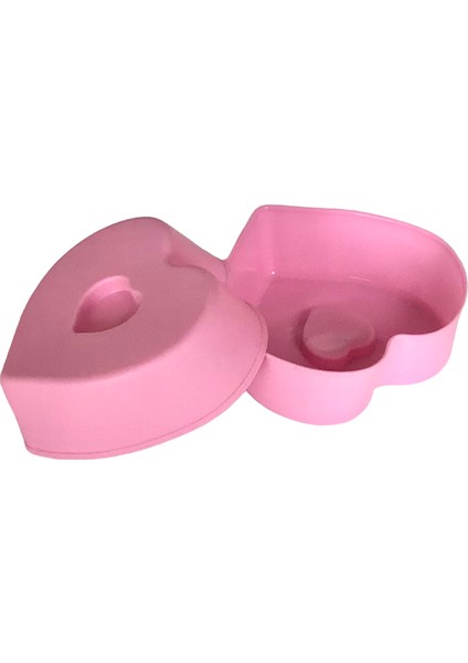 Bybirgül Pembe 12 Li Mini Silikon Kalp Kek Kalıbı,muffin Kalıbı ,airfryer Kabı 12 Adet