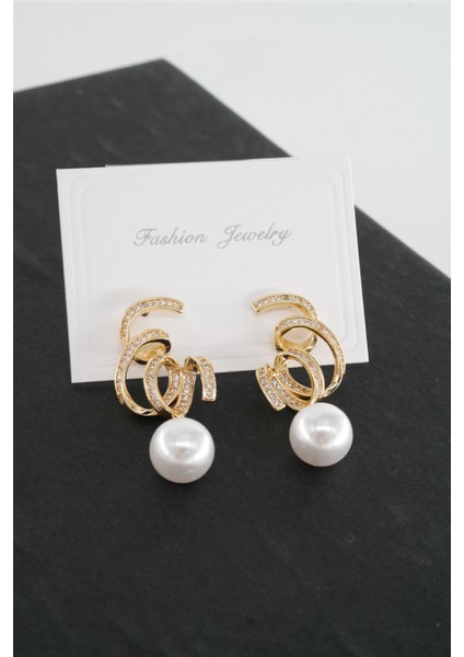 Kadın Vip Seri Baget Zirkon Taşlı Küpe Seti