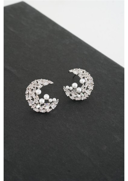 Kadın Vip Seri Baget Zirkon Taşlı Küpe Seti fiyatları