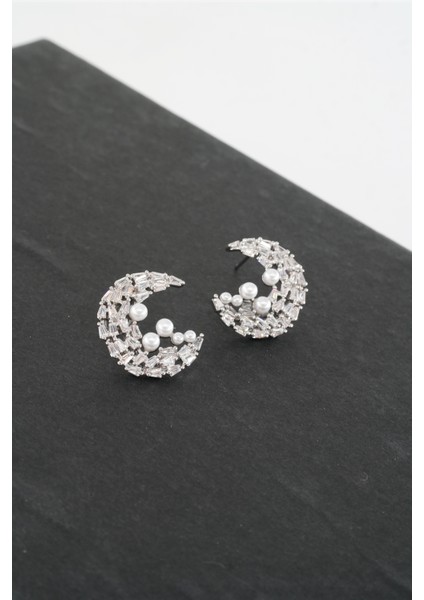 Kadın Vip Seri Baget Zirkon Taşlı Küpe Seti modelleri