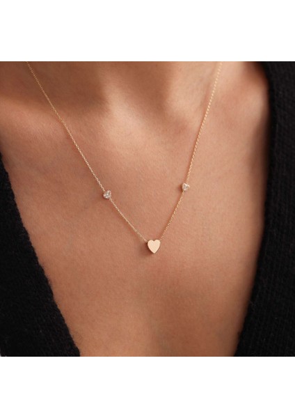 Altın Kalpli Kolye Aile fiyatları