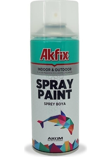 Akfixparlak Şeffaf Sprey Vernik Akrilik Sprey Boya 400ML