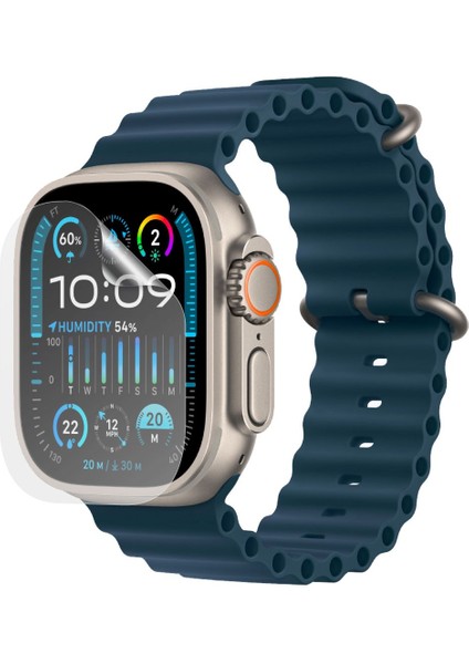 Apple Watch Ultra 2 - 49MM Uyumlu Ekran Koruyucu +1 Yedek
