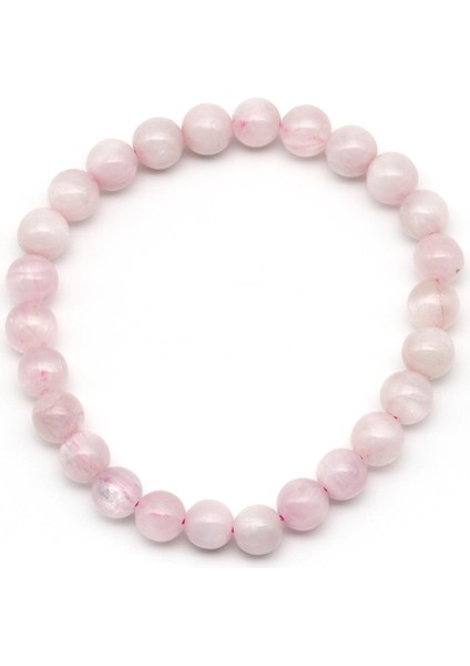 Kunzit Doğal Taş Bileklik 8 mm Küre Kesim fiyatları