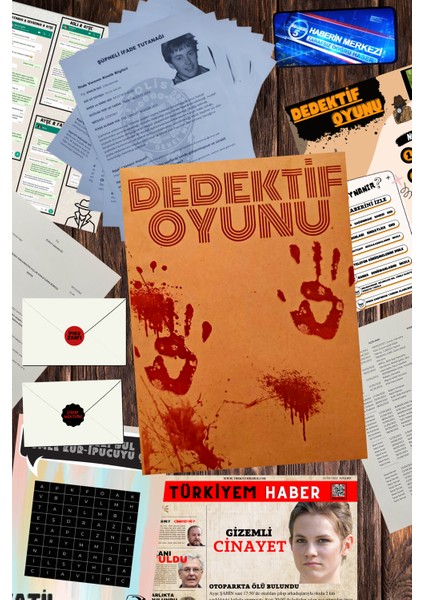 Happy Story-Dedektif Oyunu-Cinayet Oyunu-Çözülemeyen Davalar-Cinayet Çözme-Suçluyu Bulma-Kutu Oyunu-Katili Bulma - Ayşe ve Ayaz'ın Vakası