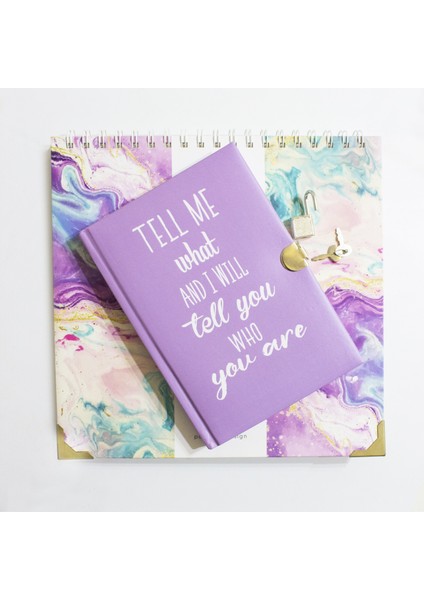 Günlük Defteri A5 Kilitli Çizgili (Cute Notebook)