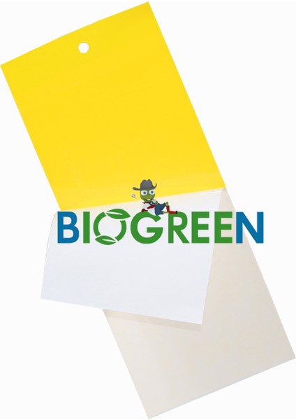 10 cm x 25 cm Sarı Yapışkan Kart Tuzak (10 Adet)