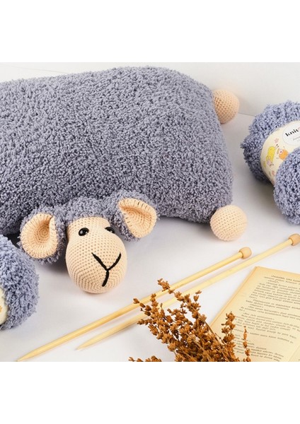 5 Adet Ana Kuzusu Battaniye Hırka Kuzu El Örgü İpi 755 Kahverengi fiyatları