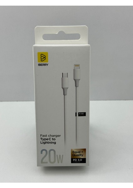 Hızlı Şarj Type-C To Lightning 20 Watt Data ve Şarj Kablosu
