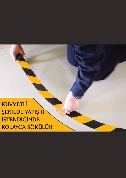 Zemin Yer Işaretleme Bandı 50mmX30mt Pvc fiyatları