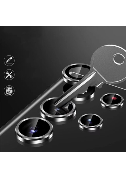 Samsung Galaxy S24 Plus Için Renkli Metal Çerçeveli Kamera Lens Koruyucu Camı fiyatları