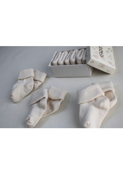 3'lü Set Bebek Bambu Çorap -Baby Bamboo Socks - Yenidoğan Çorap