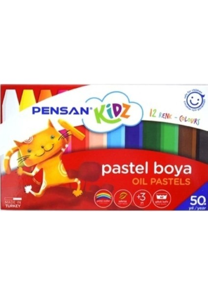 Kidz Pastel Boya 12 Renk