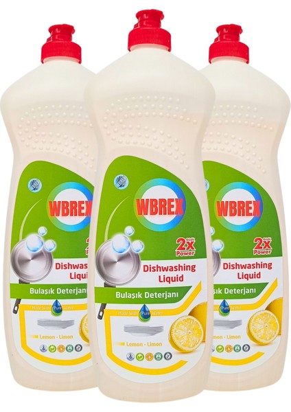 Bulaşık Deterjanı Limon Kokulu 650 ml * 3