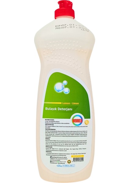 Bulaşık Deterjanı Limon Kokulu 650 ml * 3