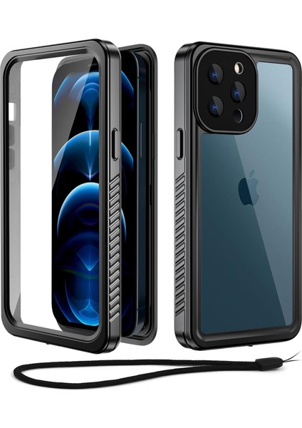 Apple Iphone 12 Pro Kılıf 360 Derece Su Geçirmez Telefon Kılıfı