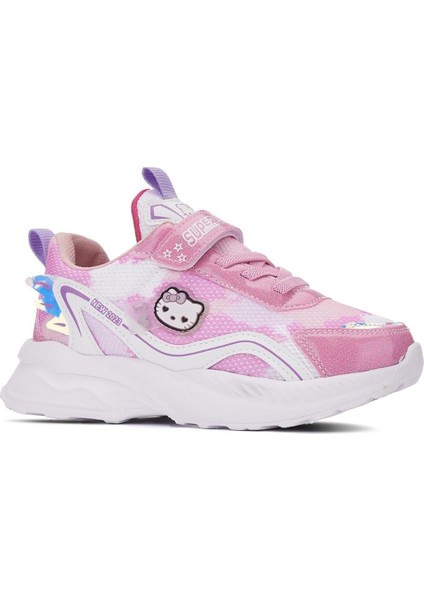 Kız Çocuk Yazlık Hafif Rahat Cırt Cırtlı Günlük Sneaker Çocuk Spor Ayakkabı (26-35)
