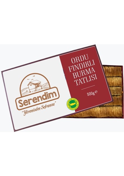 Ordu Fındıklı Burma Tatlısı