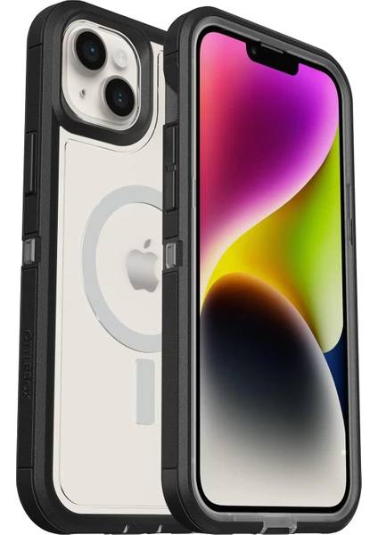 MTK Moveteck Apple Iphone 14 Plus Kılıf 360 Derece  Su Geçirmez Telefon Kılıfı Toz Geçirmez Zırh Tank Kapak Case Military Waterproof Magsafe Destekli Arkası Şeffaf Armour Ip-68