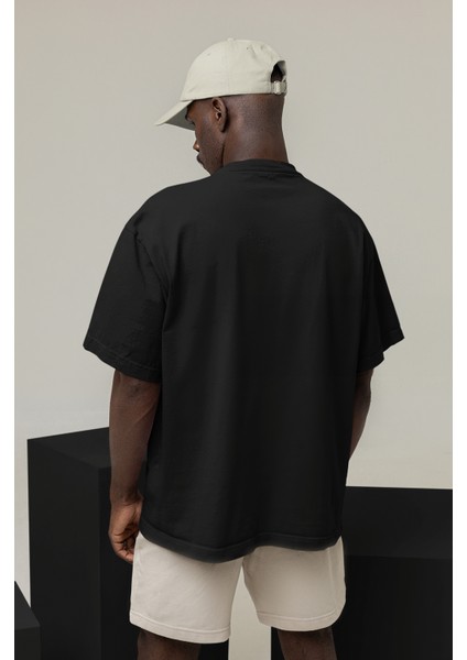 Arda Güler Baskılı Yüksek Kaliteli Unisex Oversize Siyah Tshirt