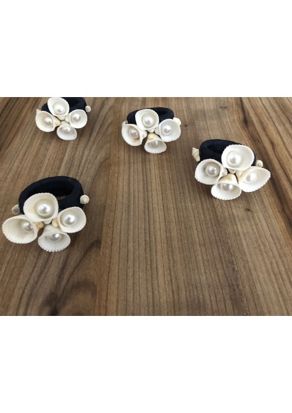 Deniz Kabuğu Peçete Halkası Model-1 ( 6 Adet)