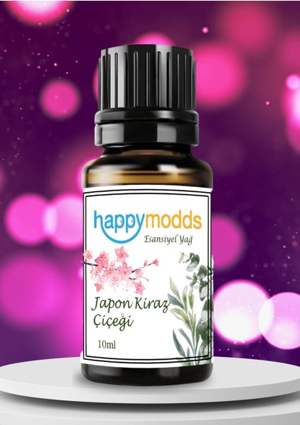 Aromaterapi Uçucu Yağ 10 ml 3'lü Set Japon Kiraz Çiçeği, Çay Ağacı, Kaşmir