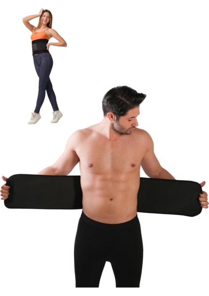 Unisex Sauna Termal Kemer Korse Zayıflama Göbek Eriten Toparlayıcı Fitness Sporcu Kemeri Bel Bandı Korse Termal Sauna Kemer Neopren Korse Kemer Zayıflama Kemeri